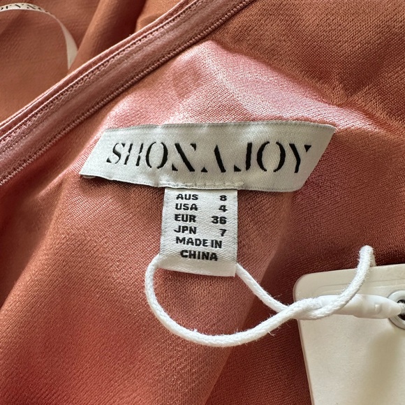 NWT-La Lune Asymmetrical Gathered Maxi Dress - Picture 4 of 4